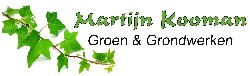 Logo van Martijn Kooman Groen en Grondwerken VOF