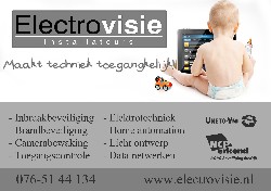 Logo van Electrovisie elektrotechniek en beveiliging